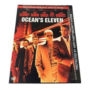Ocean’s Eleven (DVD, Widescreen, Snapcase) SEALED George Clooney Brad Pitt